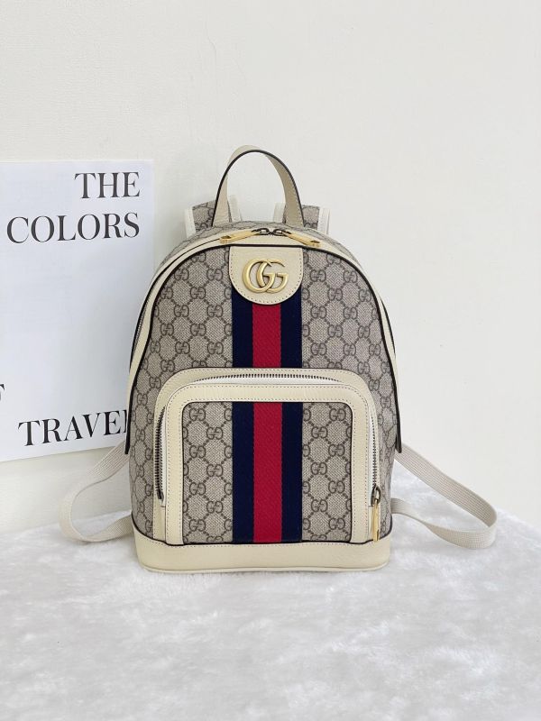 【9成新】GUCCI OPHIDIA GG 雙肩後背包 