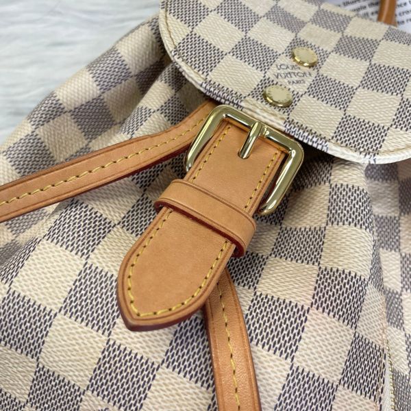 【12期0利率】LV SPERONE BB  棋盤格小書包【85成新】 