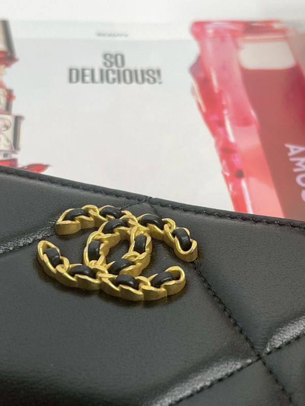 【分期0利率】CHANEL 19 拉鍊零錢包【全新品】 