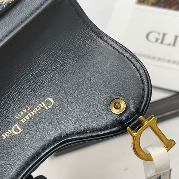 【12期0利率】DIOR SADDLE BLOOM 卡夾【23年1月台灣購證】【9成新】 