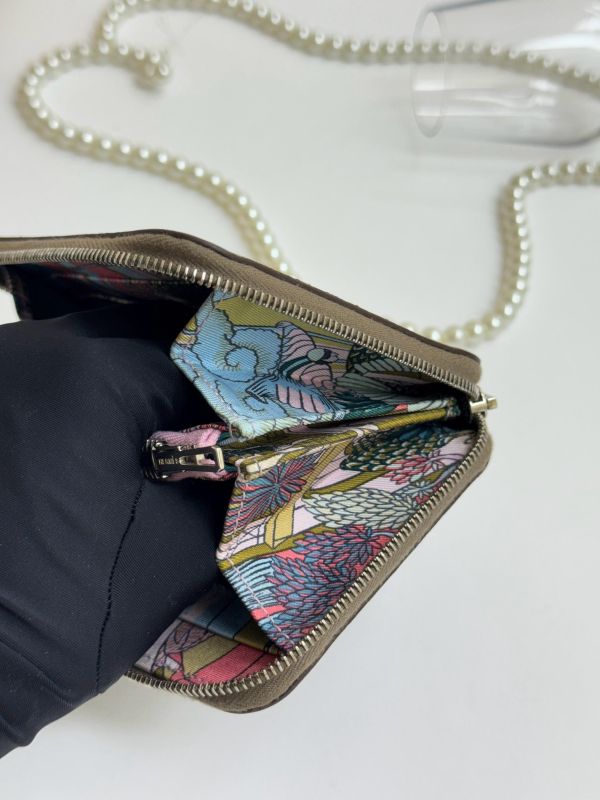 【9成新】HERMES 絲巾短夾 