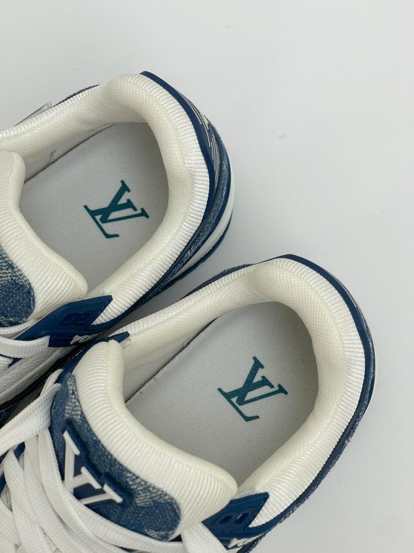 【95成新】LV TRAINER 牛仔藍 36號 