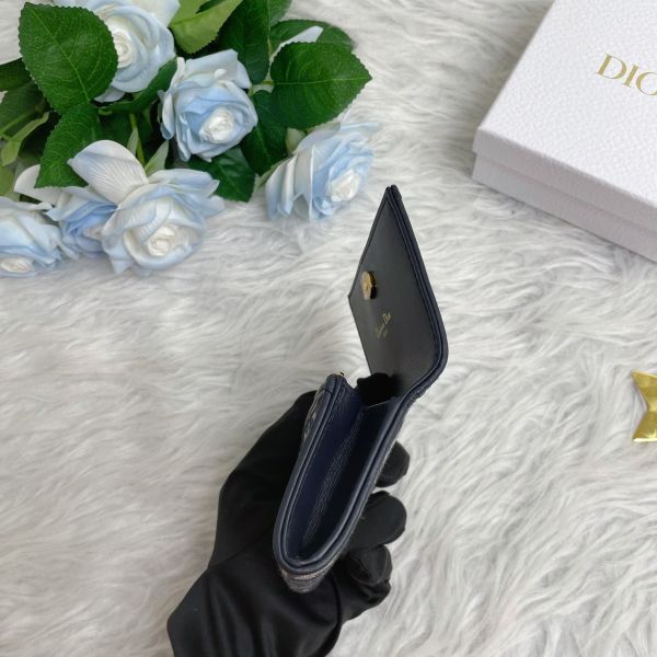 【12期0利率】Dior 30 Montaigne Glycine對折零錢包【全新】【現金價】 