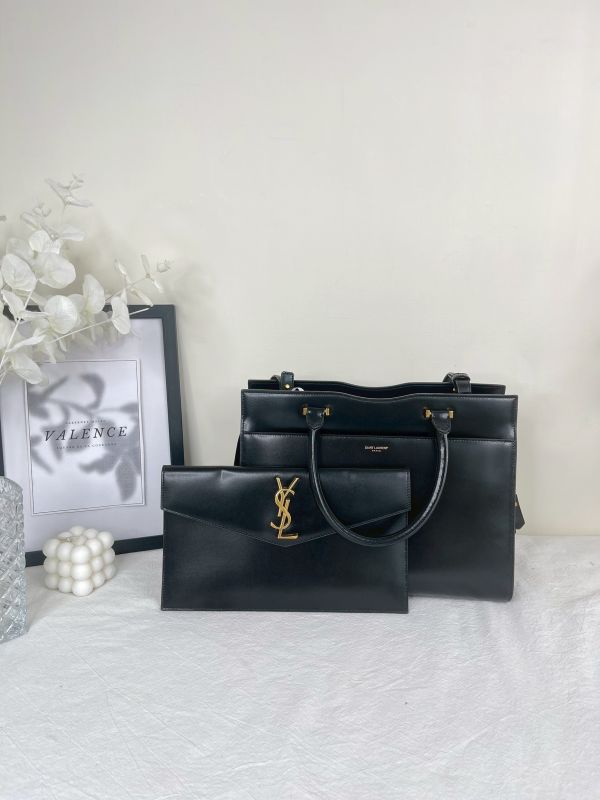 【分期0利率】YSL UPTOWN 中號手提肩背兩用包【95成新】 