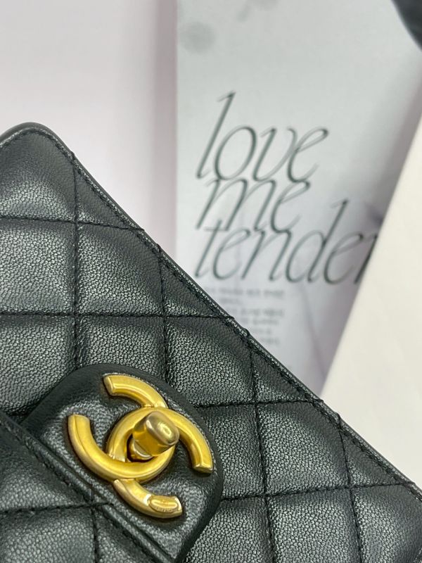 【95成新】CHANEL 19SS 珍珠方形口蓋包 