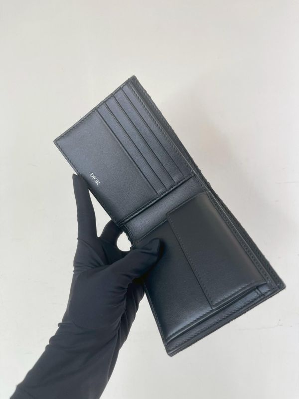 【全新品】DIOR OBLIQUE 對折零錢短夾 