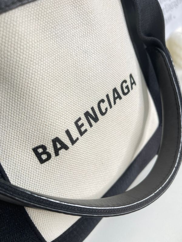 【分期0利率】Balenciaga Navy Cabas XS(背帶款)【9成新】 
