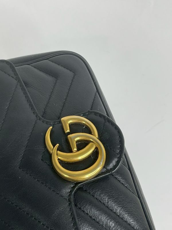 【分期0利率】GUCCI Marmont 迷你肩背包【88成新】 