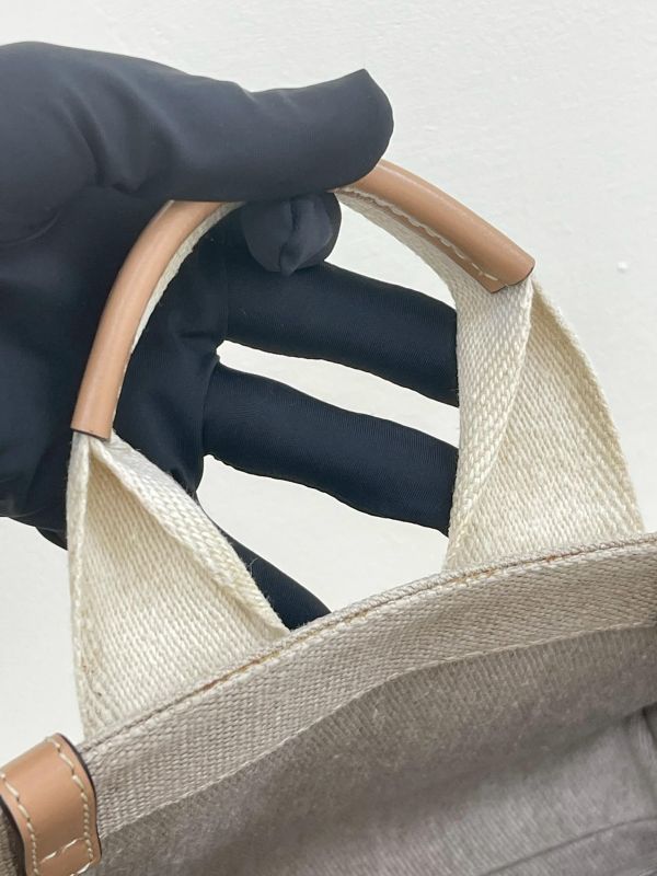 【9成新】CHLOE WOODY TOTE 迷你 米色 