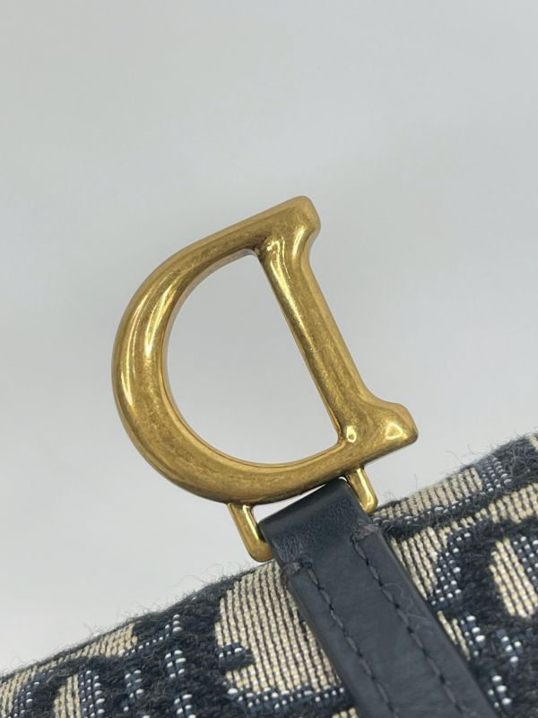 【9成新】DIOR Saddle 長型鏈帶銀包 