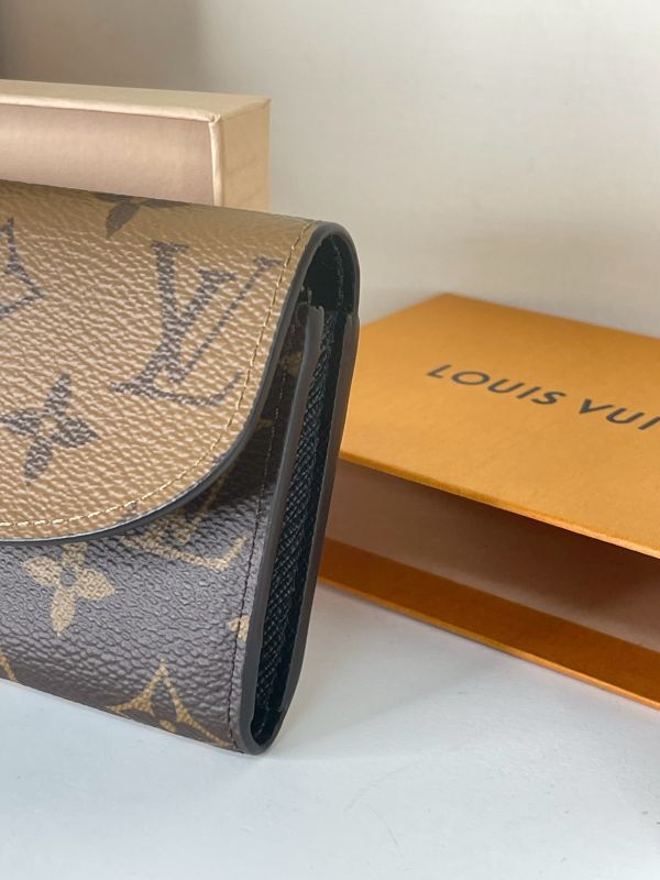 【分期0利率】LV Rosalie 雙色零錢卡包【99成新】 