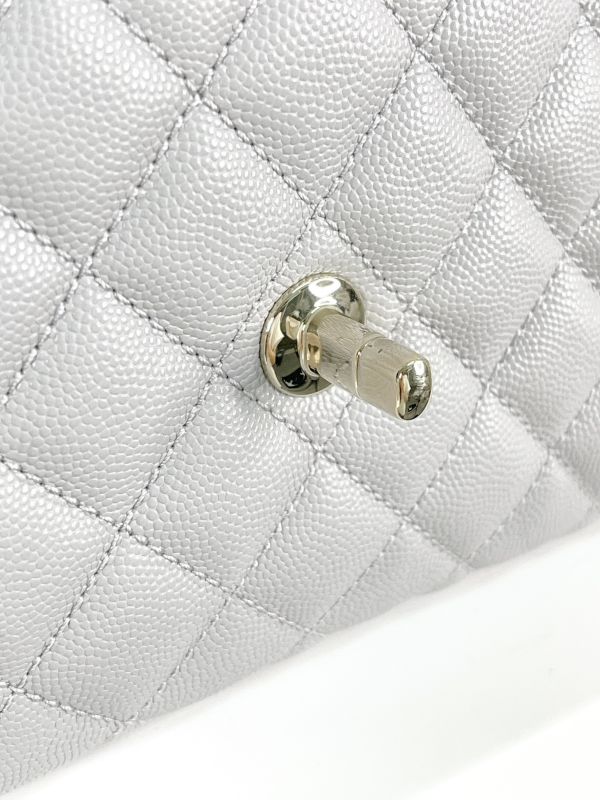 【分期0利率】CHANEL荔枝牛皮coco handle small  【未使用閒置品】 