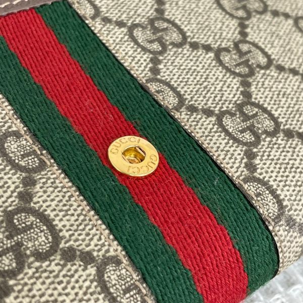 【12期0利率】GUCCI  OPHIDIA 鏈帶長夾 可拆鍊條【9成新】【】 