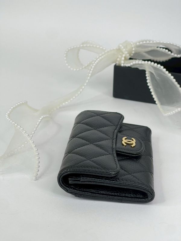 【99成新】CHANEL COCO 牛皮零錢卡包 