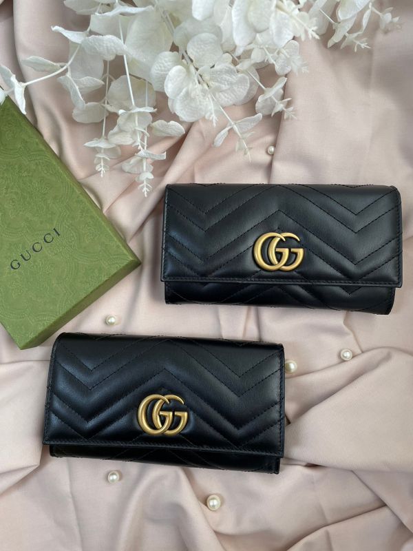 【12期0利率】【全新品】GUCCI 馬夢翻蓋長夾【現金價】 