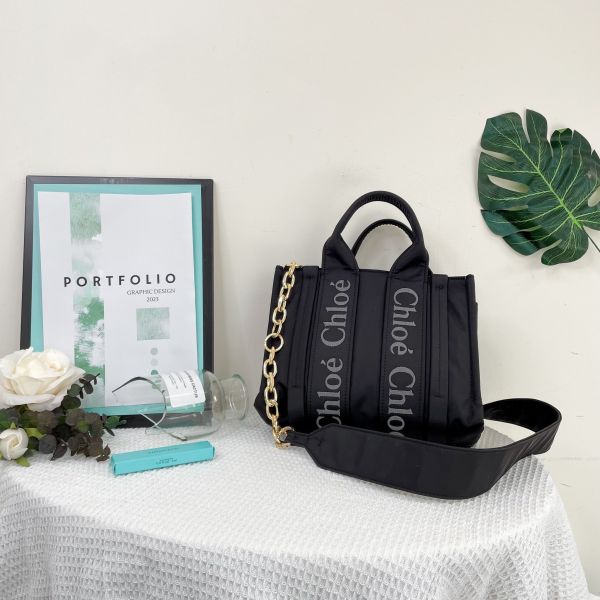 【12期0利率】Chloe SMALL WOODY TOTE 【95成新】 