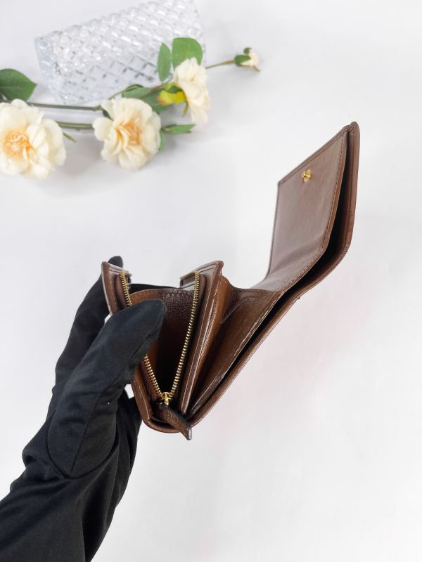 【95成新】GUCCI 1955 零錢袋對開短夾 