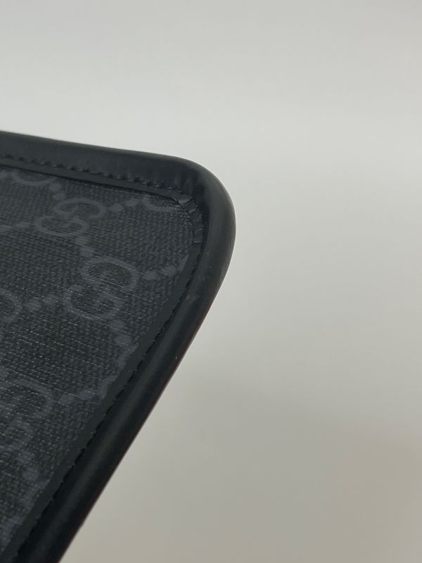 【分期0利率】GUCCI GG BLACK 黑武士胸包【99成新】 