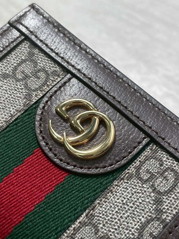 【99成新】GUCCI OPHIDIA 雙折短夾 