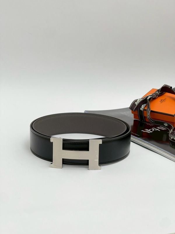 【未使用閒置品】HERMES 雙面用皮帶 38MM 