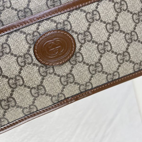 【12期0利率】GUCCI  Retro GG Supreme 斜背方包【95成新】 