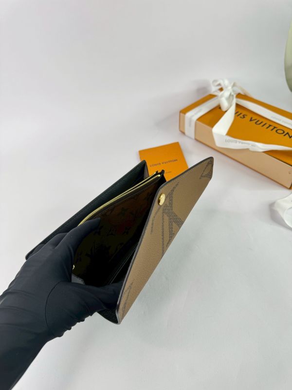 【分期0利率】LV SARAH 拚色長夾【9成新】 