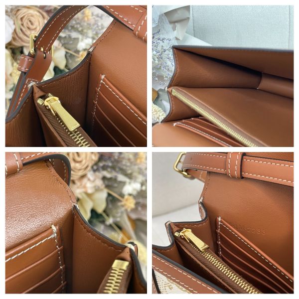 【12期0利率】CELINE 白老花 ENVELOPPE 手袋 【9.9成新】 