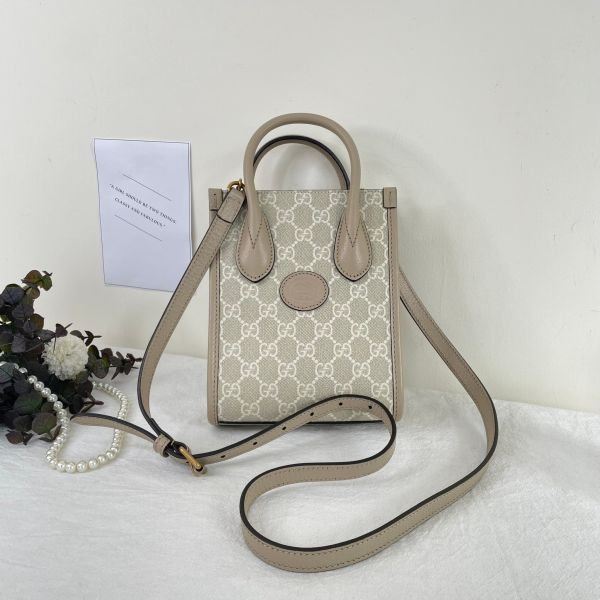 【12期0利率】Gucci 迷你琴譜包 奶茶色【95成新】 