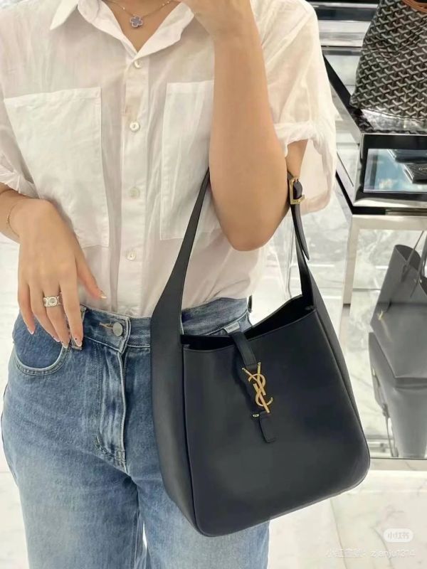 【分期0利率】YSL LE 5 À 7荔枝皮HOBO【9成新】 