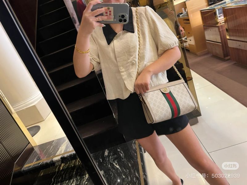 【分期0利率】GUCCI Ophidia小型肩揹袋【9成新】 