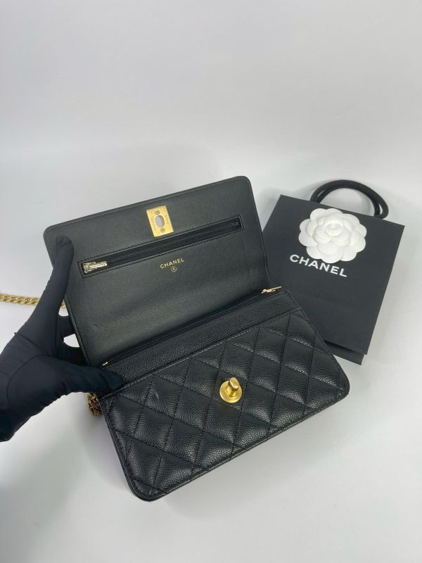 【99成新】CHANEL 24P 愛心調節扣 WOC 