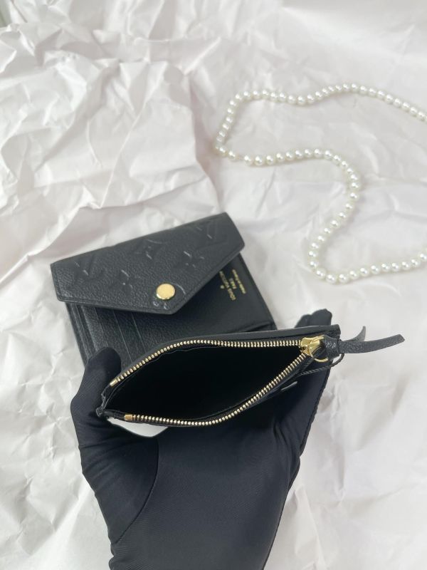 【99成新】LV Victorine 錢包 黑壓紋 