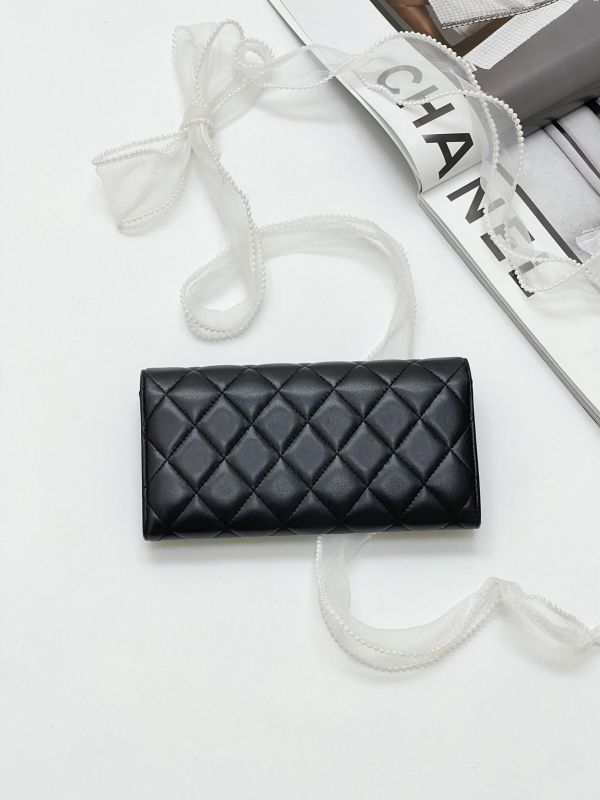 【95成新】CHANEL COCO 經典翻蓋長夾 