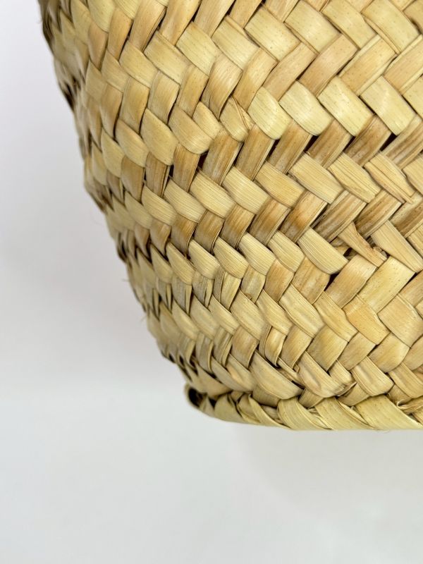 【99成新】LOEWE  棕櫚葉和小牛皮小籃子包 