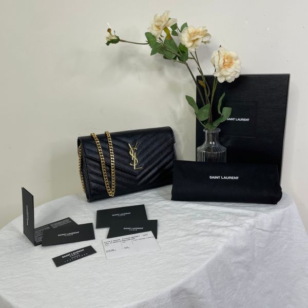 【95成新】【12期0利率】YSL 魚子醬WOC 22.5公分 