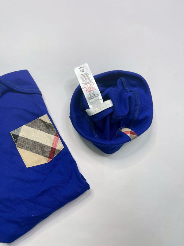 【未使用閒置品】BURBERRY 嬰兒包屁衣禮盒組 