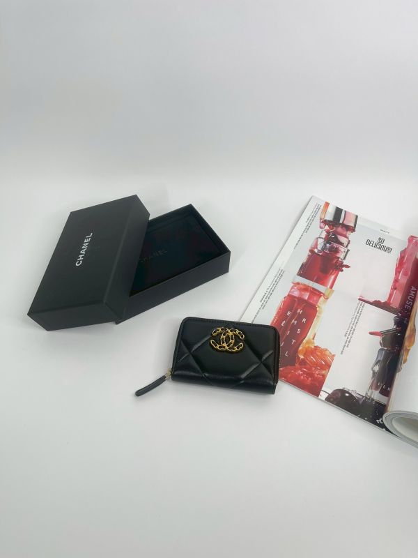 【分期0利率】CHANEL 19 拉鍊零錢包【全新品】 