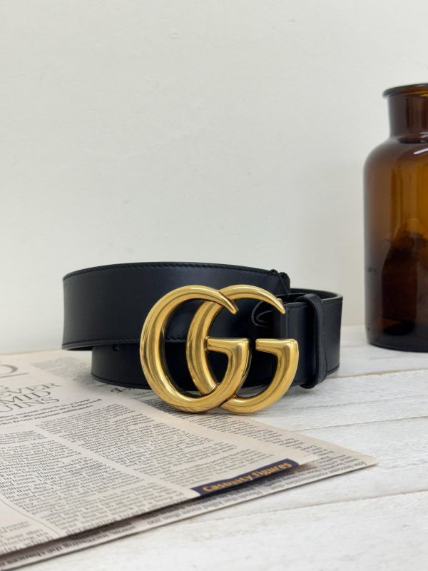 【9成新】GUCCI GG LOGO 40MM 皮帶 