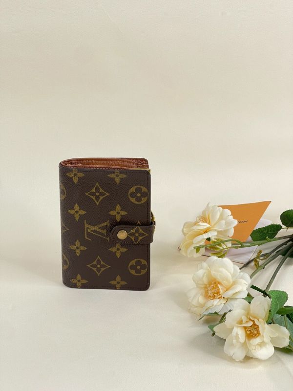 【分期0利率】LV VTG老花零錢蝴蝶扣中夾【85成新】 