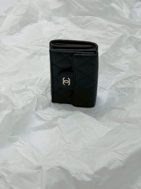 【全新品】CHANEL  COCO迷你雙層三折短夾 