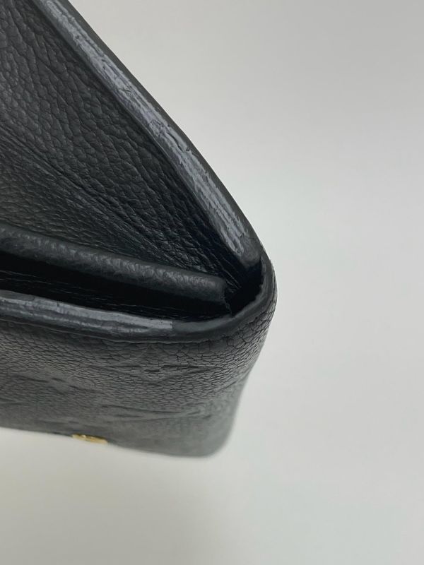 【9成新】LV SARAH 皮革壓印信封長夾 