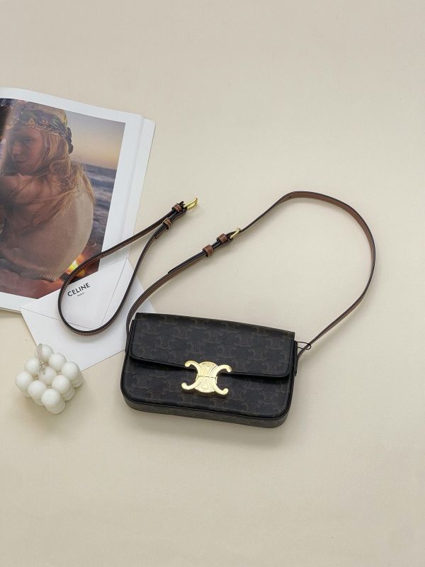 【95成新】CELINE Claude Triomphe 單肩包 