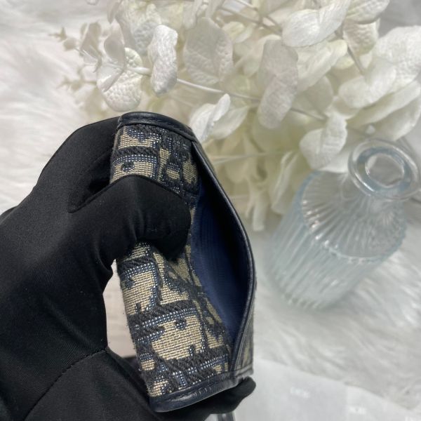 【9成新】【12期0利率】DIOR 30 MONTAIGNE 老花三折短夾 