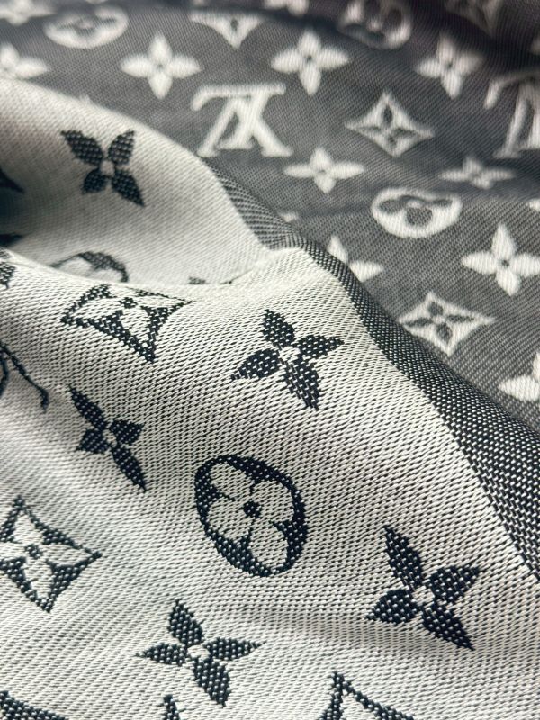 【分期0利率】LV Monogram Denim 披肩 【未使用閒置品】 