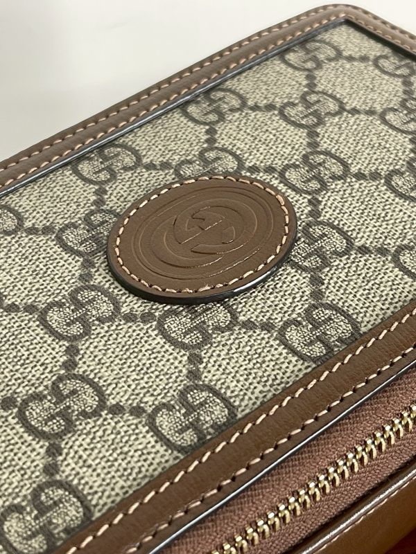 【99成新】GUCCI INTERLOCKING 迷你兩用相機包 