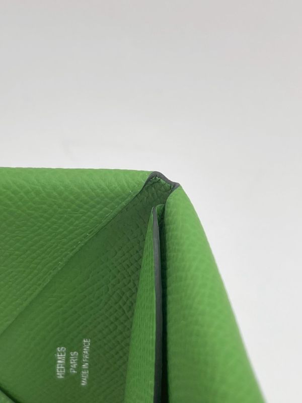 【未使用閒置品】HERMES Calvi Duo雙層卡片套 