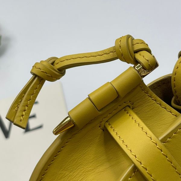 【12期0利率】LOEWE MINI GATE 小雞黃【9成新】 
