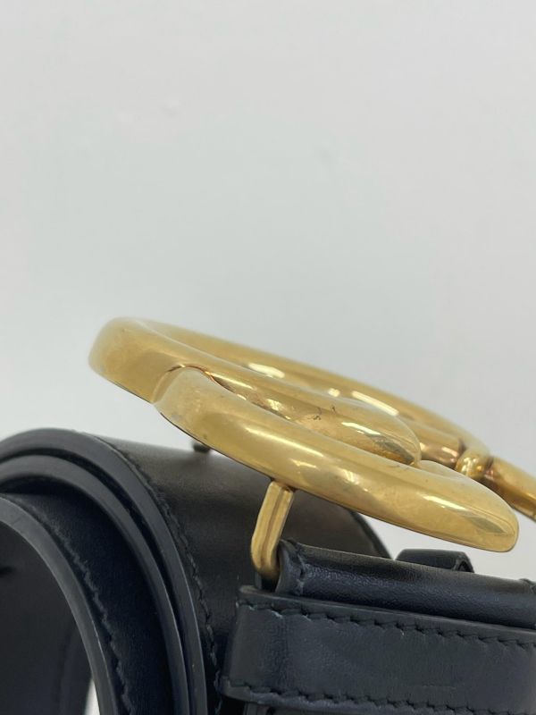 【9成新】GUCCI GG LOGO 40MM 皮帶 