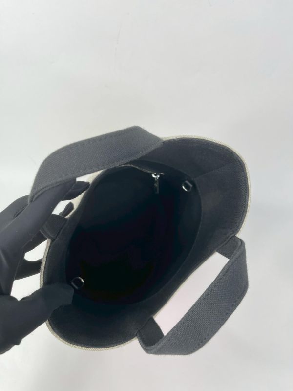 【95成新】BALENCIAGA WAVE BB 印花帆布水桶包 