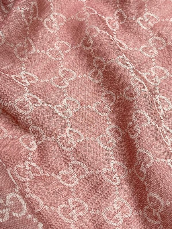 【95成新】GUCCI GG緹花羊毛混絲披肩(圍巾) 
